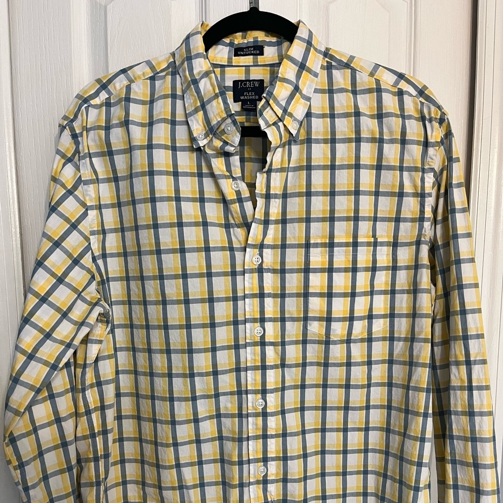 J. Crew slim untucked performance casual shirt